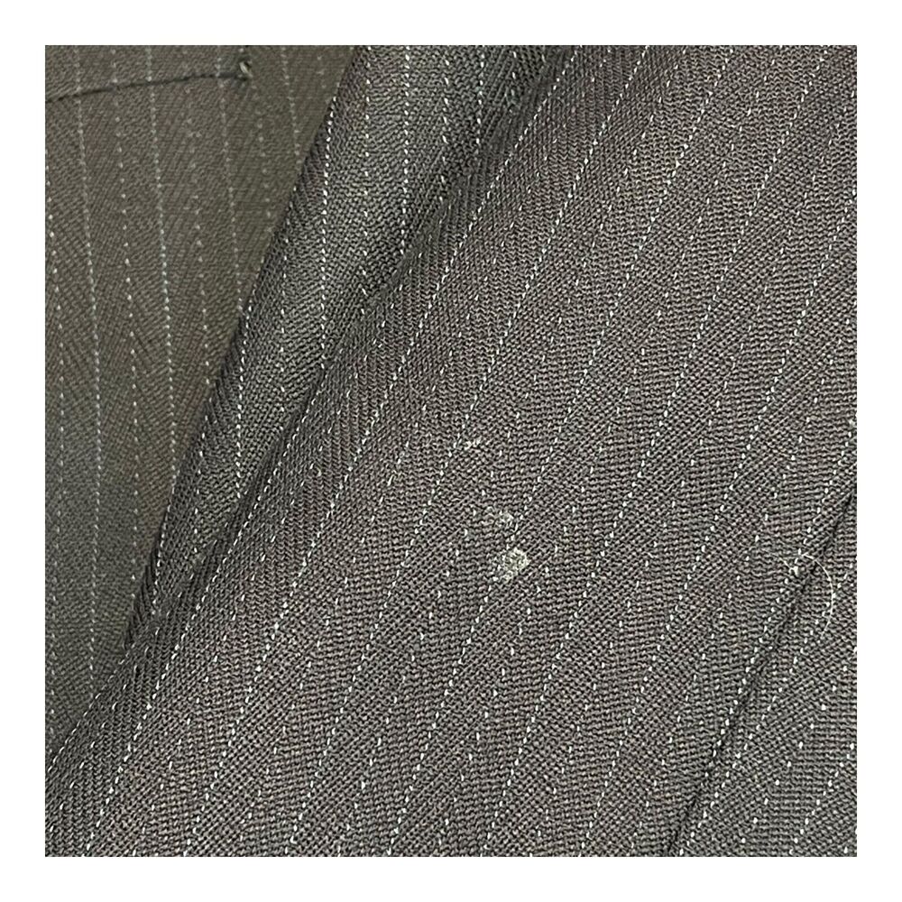 Andrew Fezza Blazer Jacket Men 42R Gray Striped Wool Notch Lapel Single Breasted - Picture 10 of 12